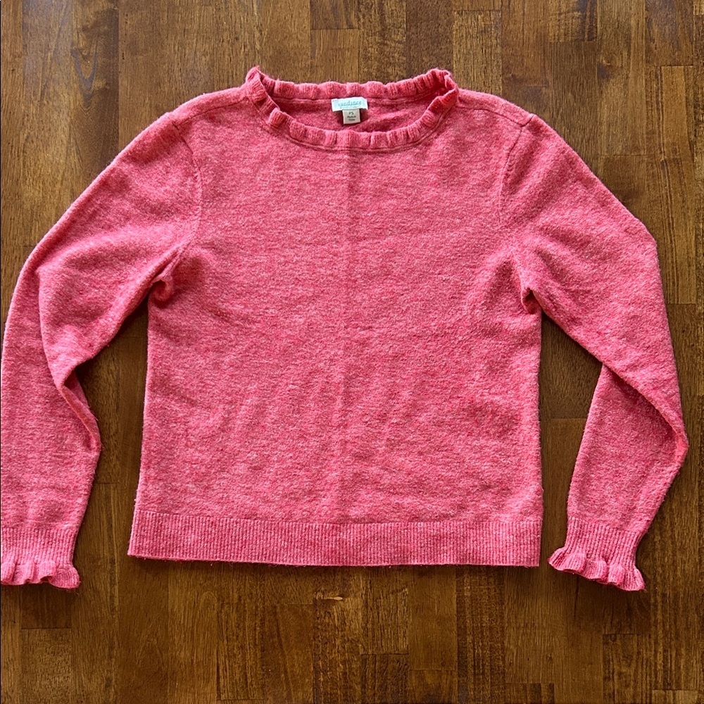 Sundance wool blend coral knit sweater size SP boho, minimalist cottage core​